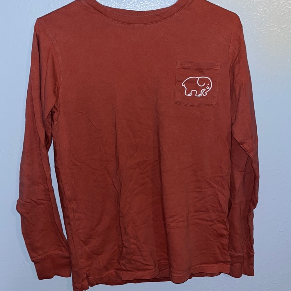 Ivory Ella Red Long Sleeve Shirt